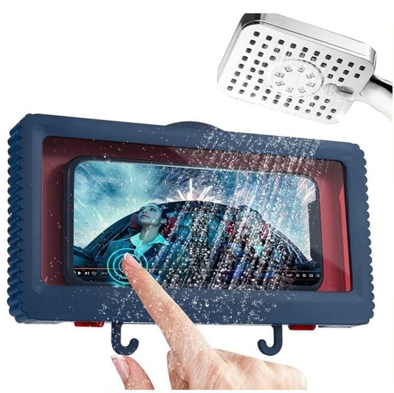 Capa Protetora Suporte De Parede Para Celular Use no Banho sem Risco À Prova D’Água