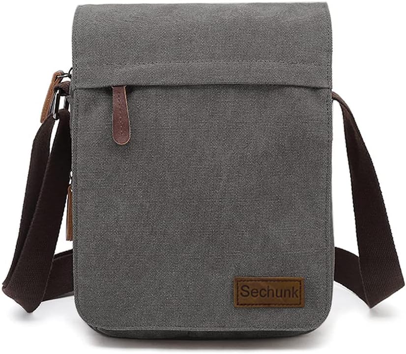 Sechunk Vintage Canvas Messenger Cross body bag Shoulder bag