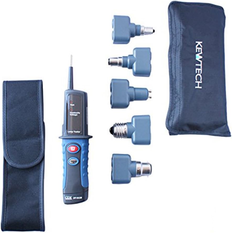 Kewtech Lightmate Light Testing Kit with DT9133 Electrical Lamp/Light Tester