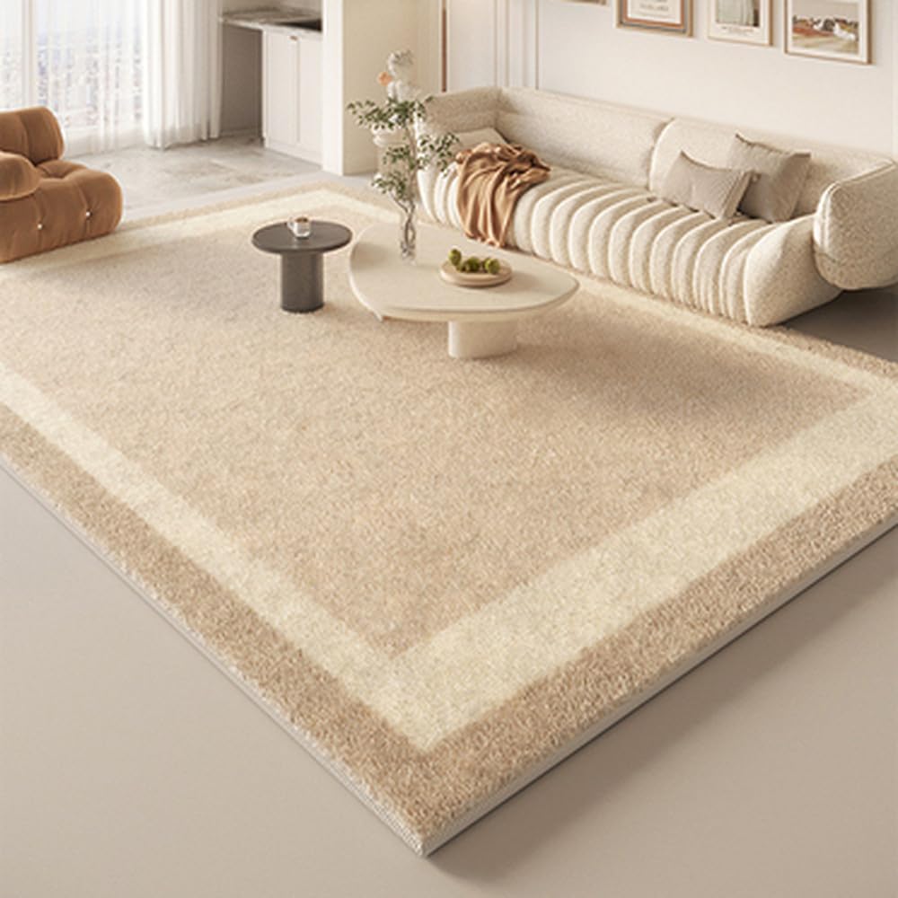 Tapis en peluche de chambre à coucher et salle d'étude moderne