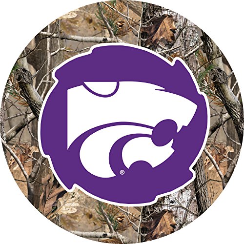 Kansas State Wildcats 10 Inch Round Camo Magnet Officially Licensed Collegiate Product