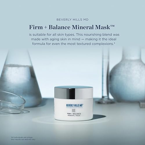Miniatura 5 de Beverly Hills MD Mascarilla mineral firme y equilibrada para el envejecimiento de la piel, mascarilla exfoliante de arcilla para tez nocturna,