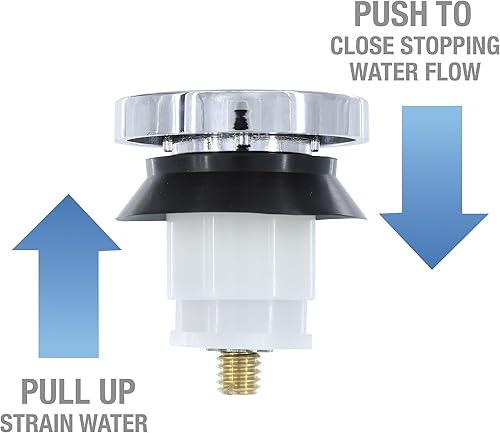 Miniatura 7 de Danco Inc 80811 Tapón para desagüe de tina operado por el pie cromado