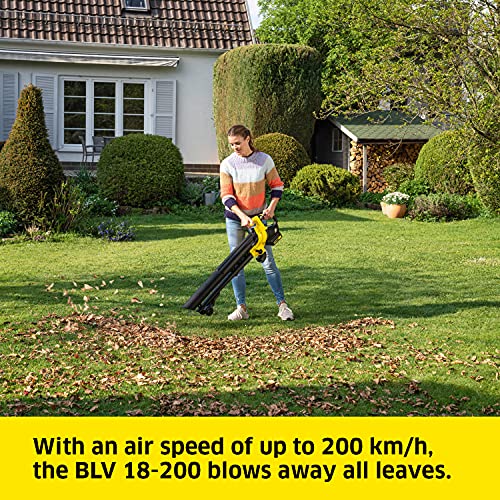 Kärcher BLV 18-200 Cordless Battery Blower Vac with mulching function, air speed: 200km/h, collection box volume: 45l, weight: 3.5kg, can be used with Kärcher 18v battery, without rechargeable battery 2 Kärcher BLV 18-200 Cordless Battery Blower Vac with mulching function, air speed: 200km/h, collection box volume: 45l, weight: 3.5kg, can be used with Kärcher 18v battery, without rechargeable battery - Image 2