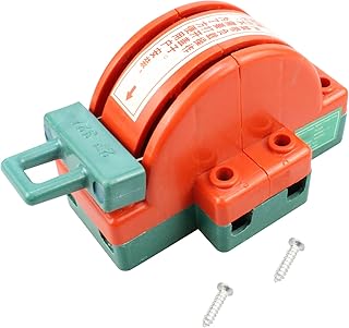 Disconnect Knife Switch Double Throw,32A 220V 2 Pole Safety Two-Way Double-Switching Switch