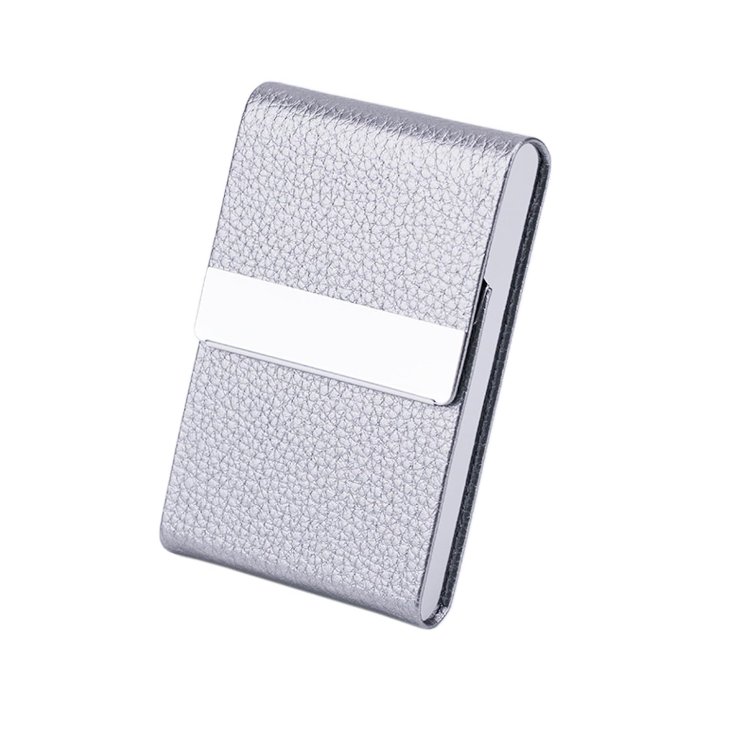 Business Card Holder with Ultra Slim Design,Business Card Case with Premium PU Leather, Suit Pocket Metal Card Holder for Women/Men,Professional Name