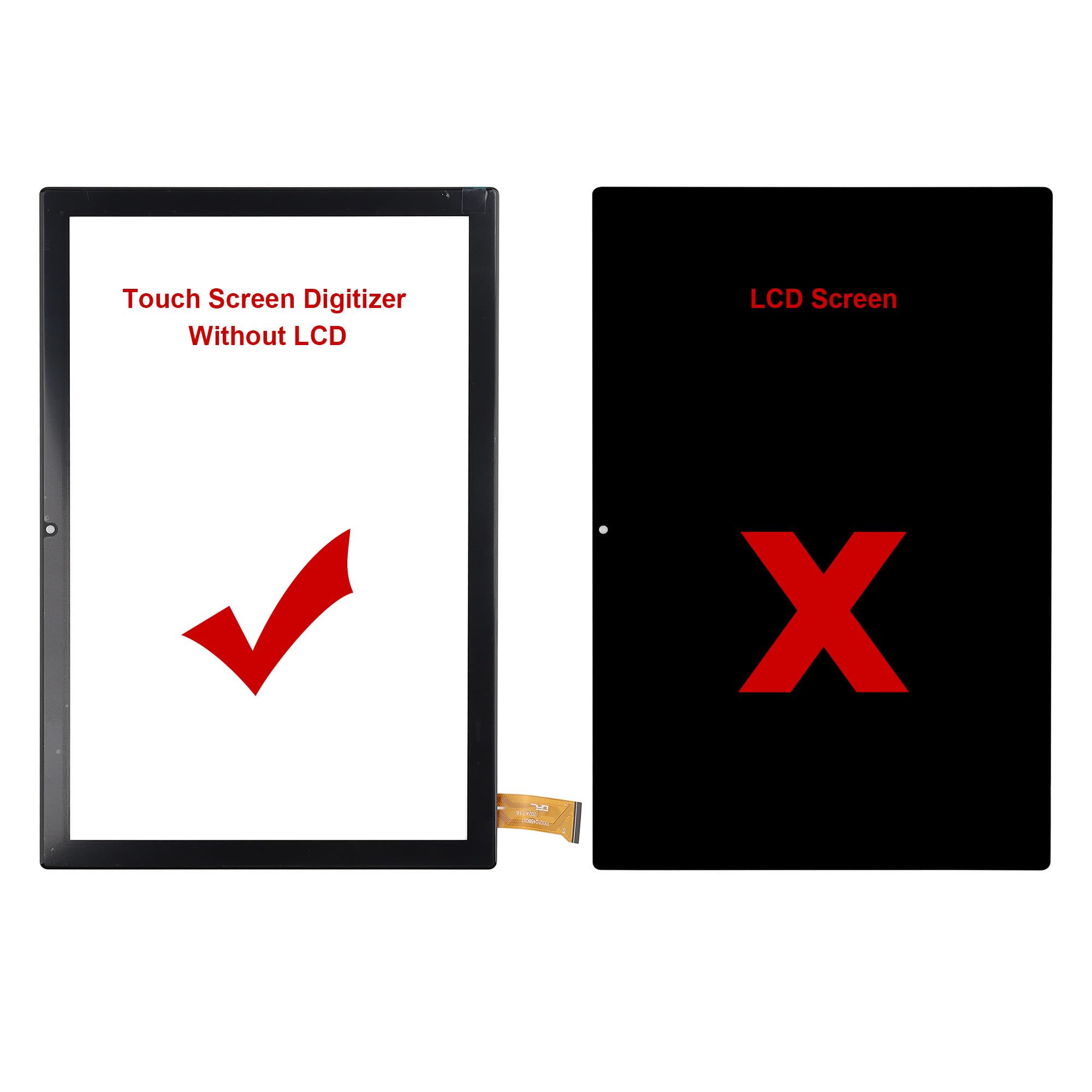 Duotipa Touch Screen Digitizer sostitutivo per tablet Doogee U10 da 10,1 pollici, con kit di strumenti di riparazione (senza schermo LCD)