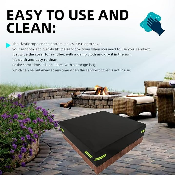 OUTTDID Square Sandbox Cover - Image 3