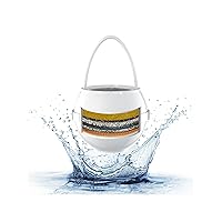 Vista 9 de Filtro de agua de baño para grifo de bañera con desbordamiento, 2,500 galones de filtración, elimina contaminantes, cloro y fluoruro, suavizante