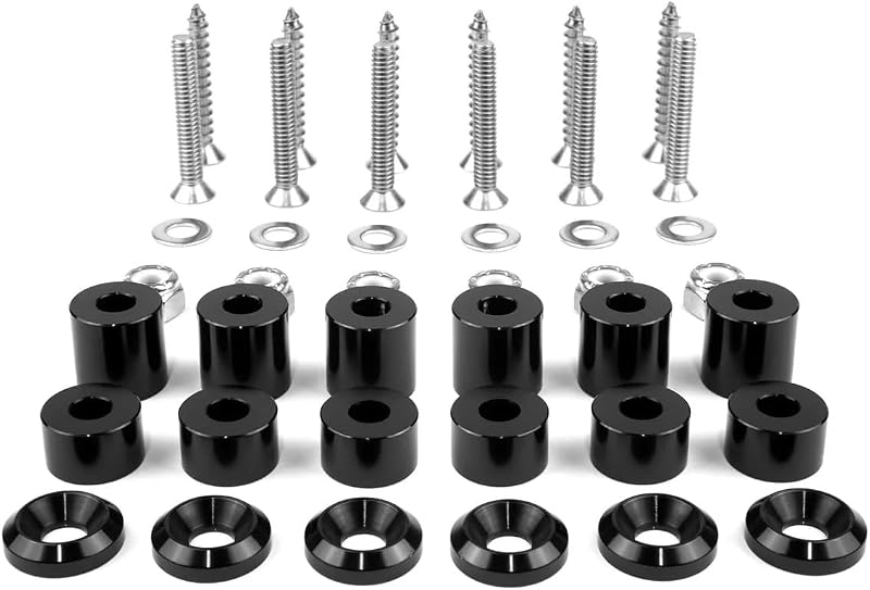 Kit de ferragens de montagem BuiltRight Industries para Tech Plates e painéis MOLLE – 42 peças