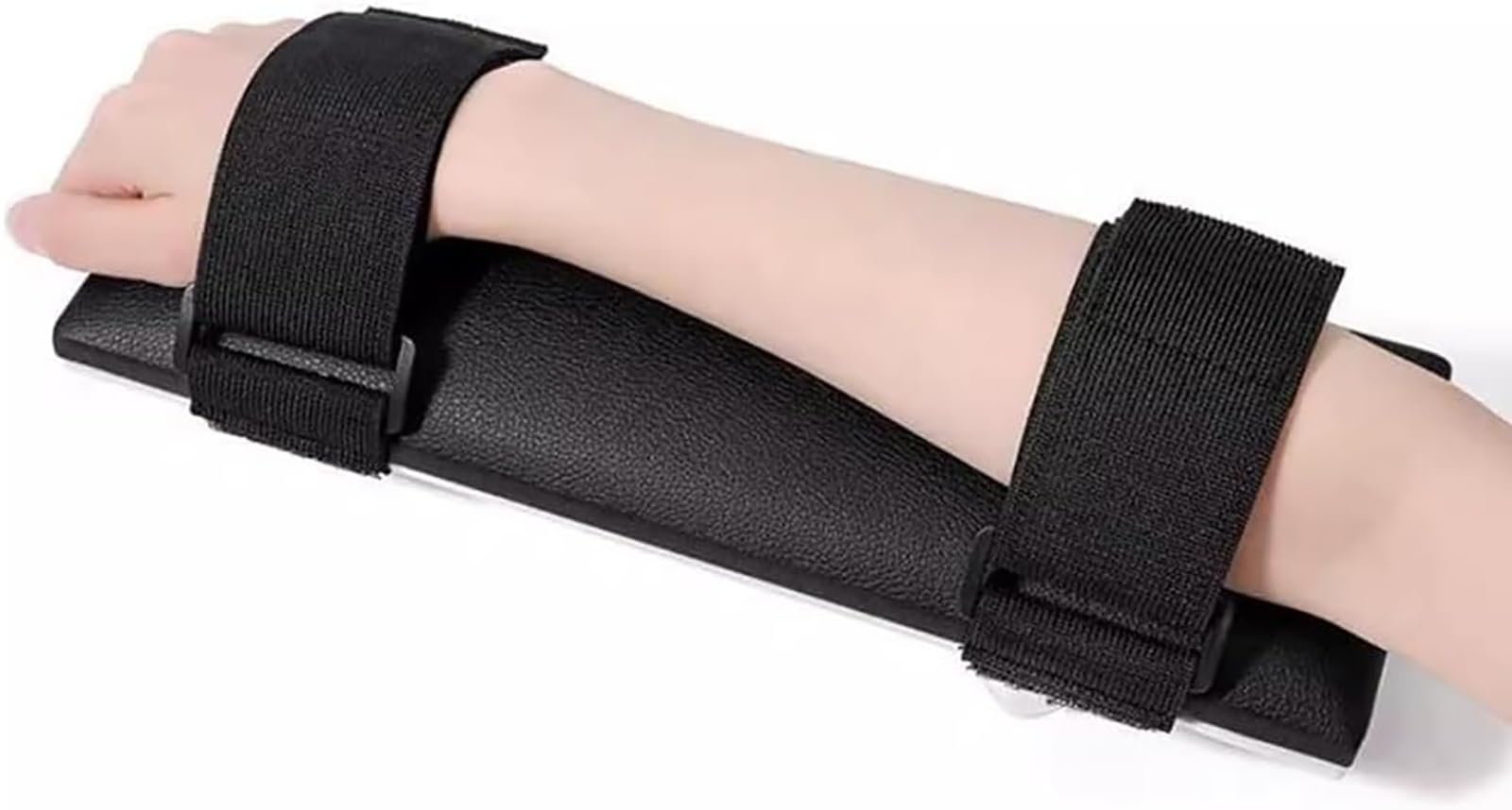 QUSYZD Shoulder Rehab Skateboard On The Desktop, Arm Rehabilitation Assisting Equipment, 360° Rotary Universal Wheel, PU Leather Material, 3 Types of Training Methods,Black