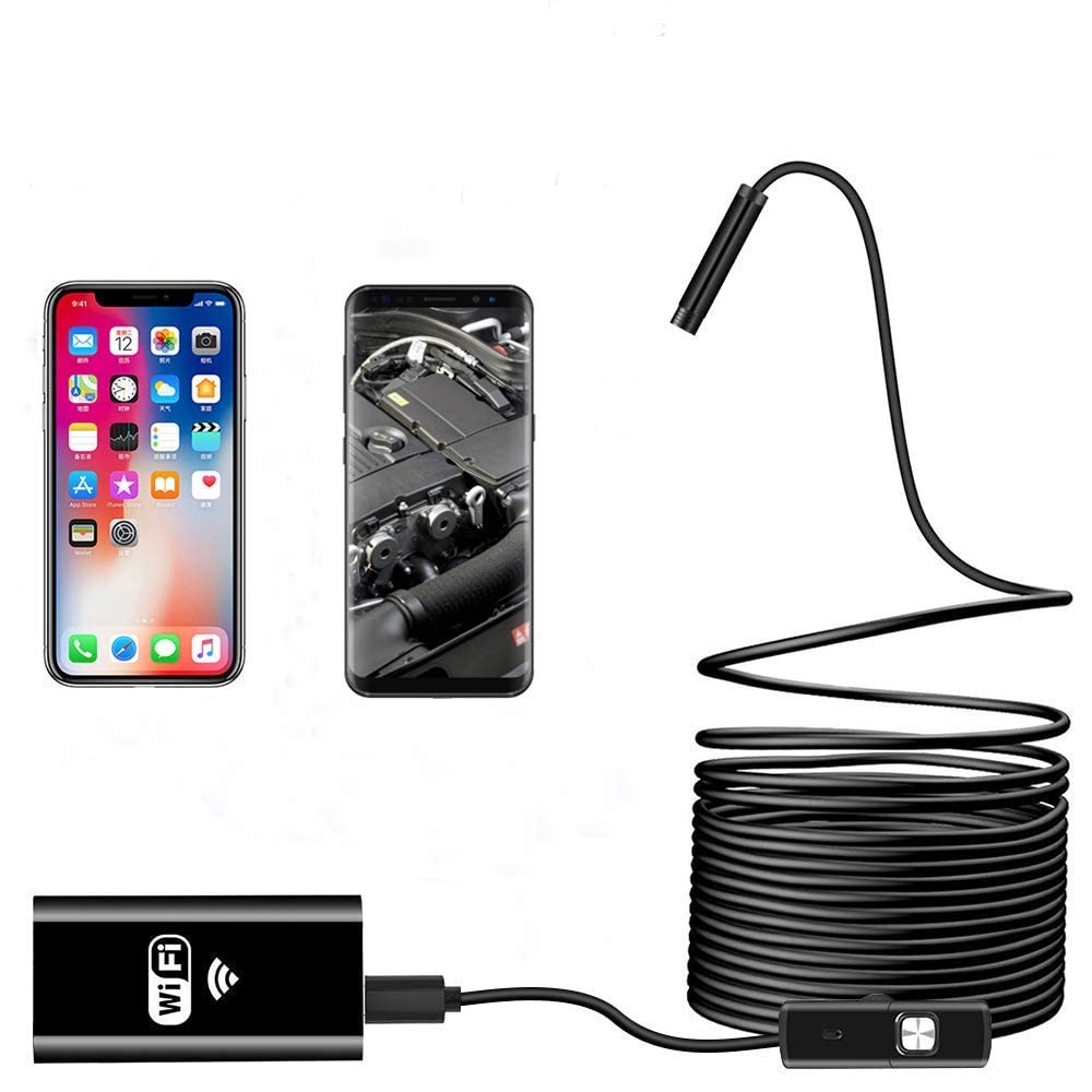 PKST Waterproof 5m Endoscope Camera Flexible Inspection 6 LED Borescope Camera with 5M Cable 5.5mm for Android,PC & Notebook, with Type C OTG App USB Camera (5m Endoscop Camera) (B0DBHMC2MV) Amazon Price History, Amazon Price Tracker