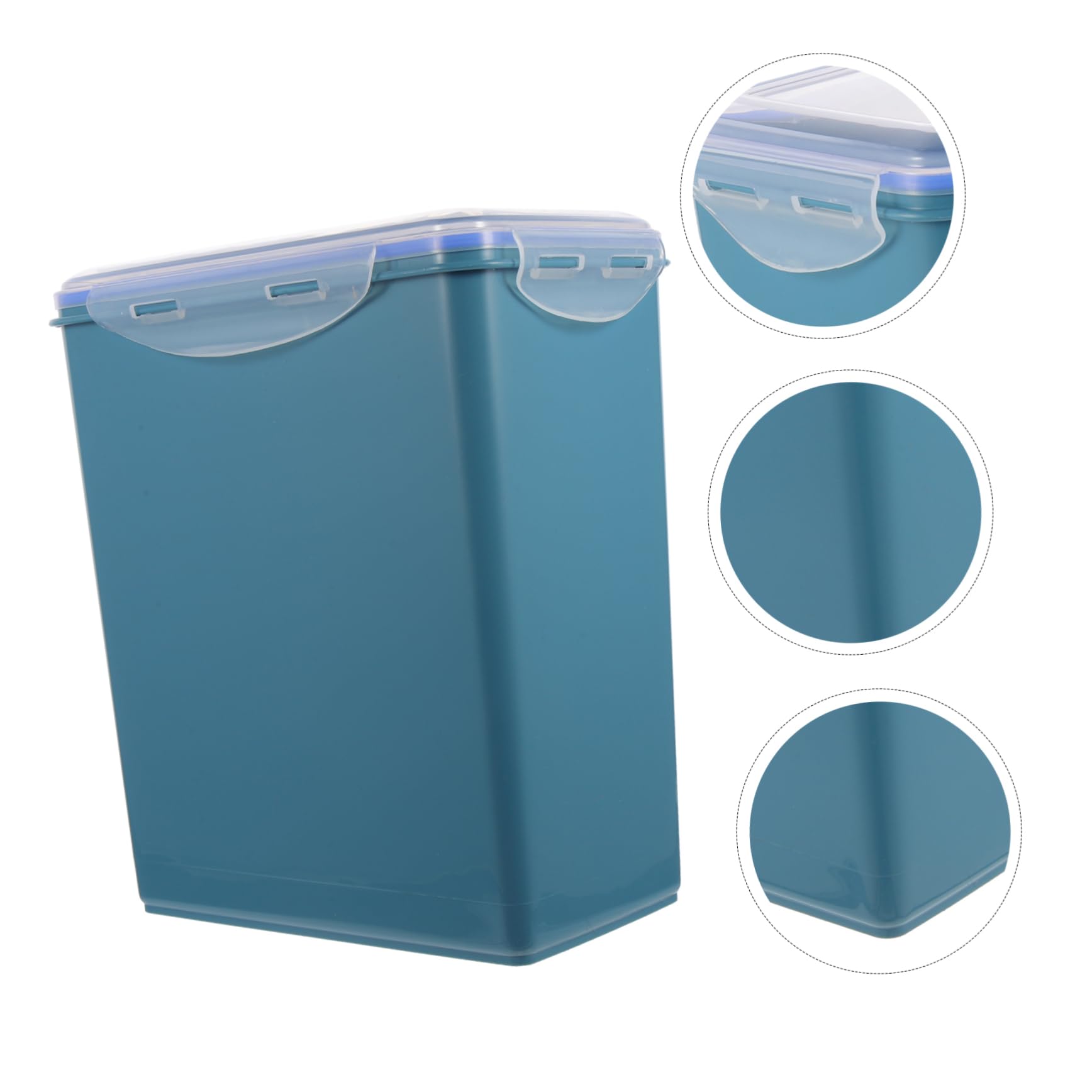 VANZACK Barril De Almacenamiento Para Perros y Gatos Contenedor De Granos Sellado Caja De Comida Para Mascotas Para Cocina o Comedero