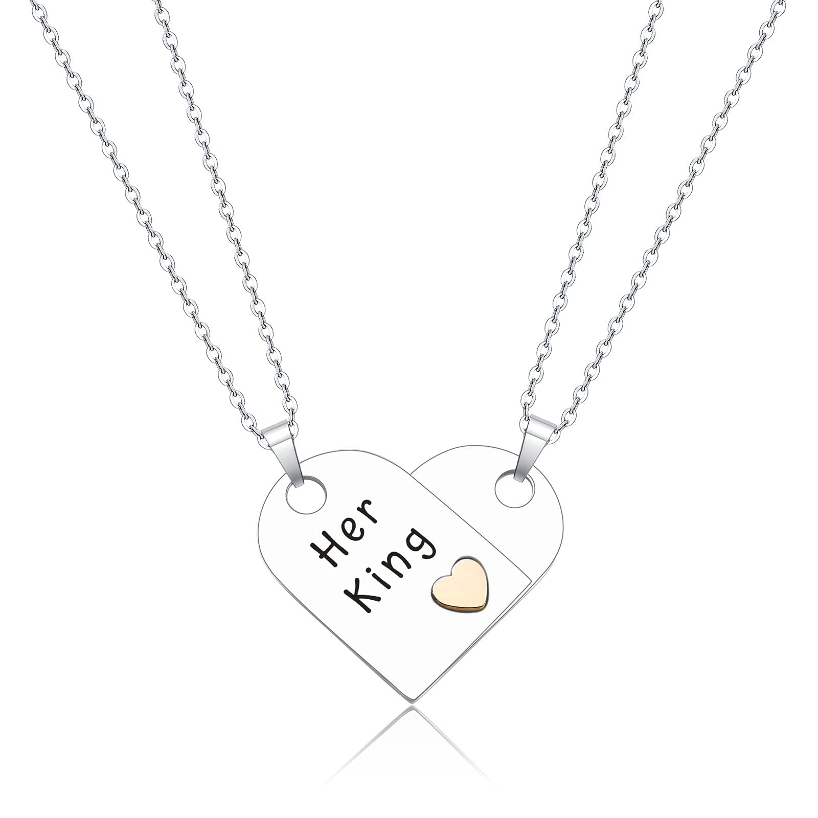 Couples Jewelry His Crazy Her Weirdo Couple Necklace Gift for Girlfriend Boyfriend Anniversary for Boyfriend Girlfriend