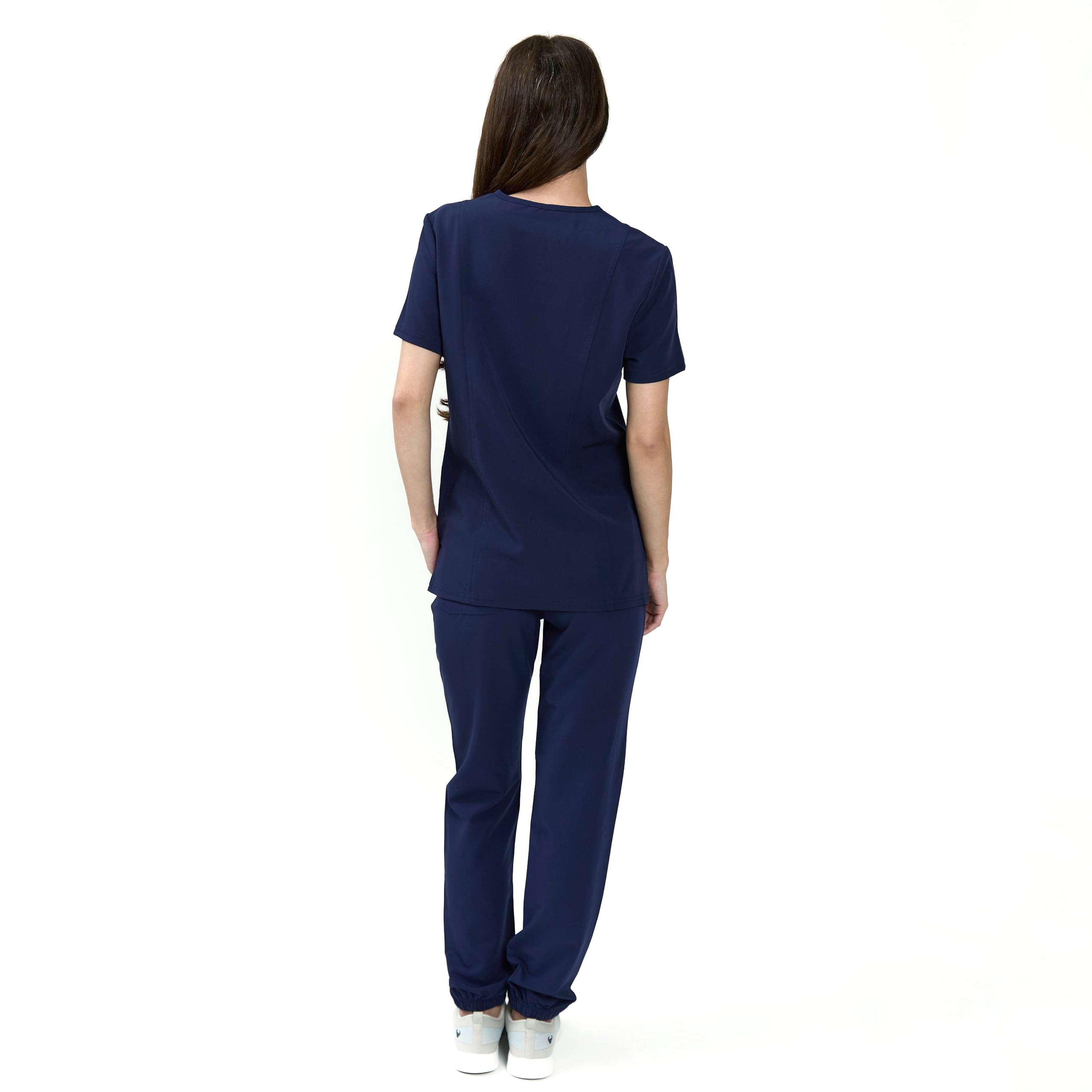 Conjunto Sanitario Mujer Tejido Antibacteriano y Transpirable – Estilo Moderno con Bolsillos – Uniforme médico para Enfermeras y doctoras