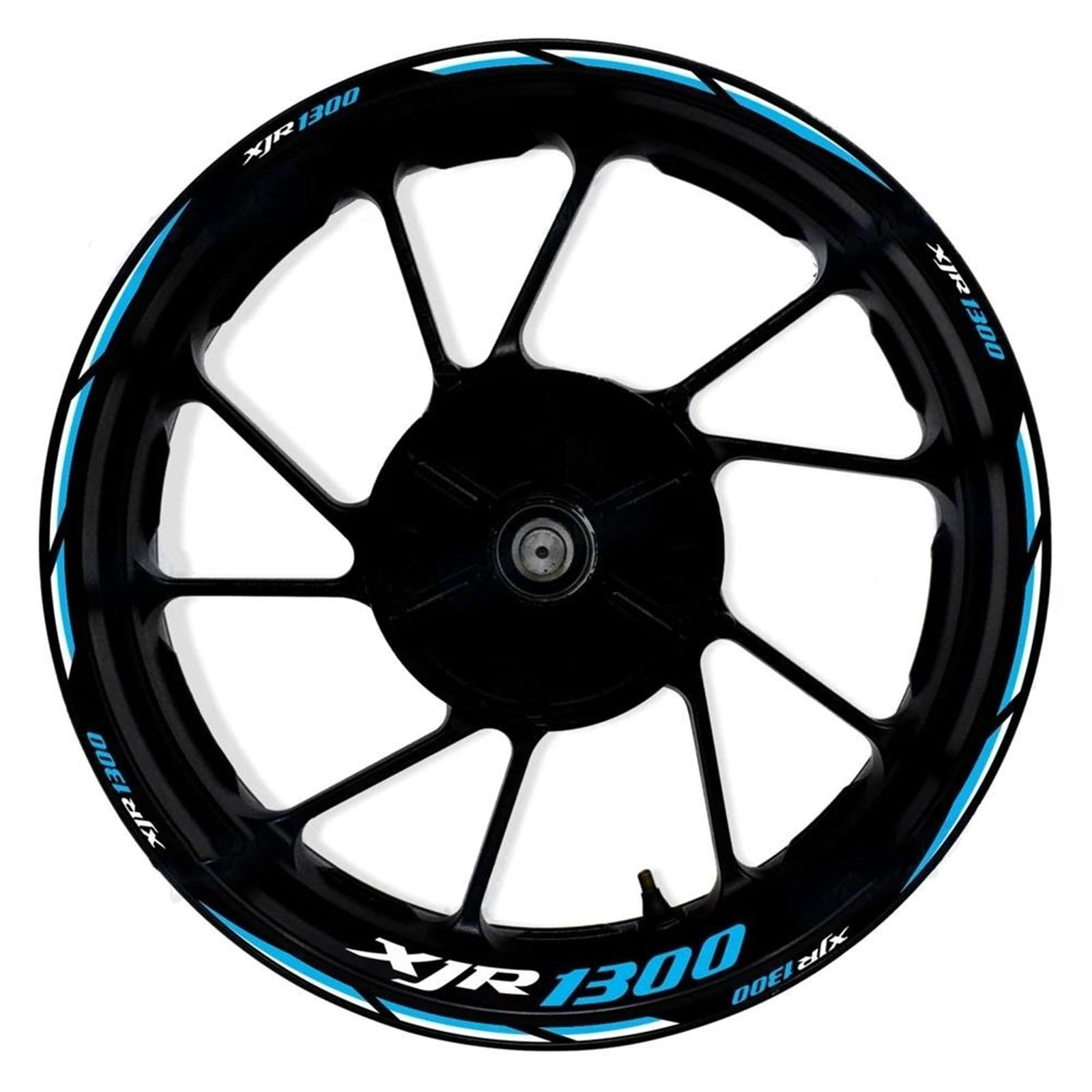 Wheel Stickers Motorcycle Reflective Wheel Decal for XJR1300 XJR 1300 17 Inch Hub Stickers Rim Protector Kit Rim Reflective Decal
