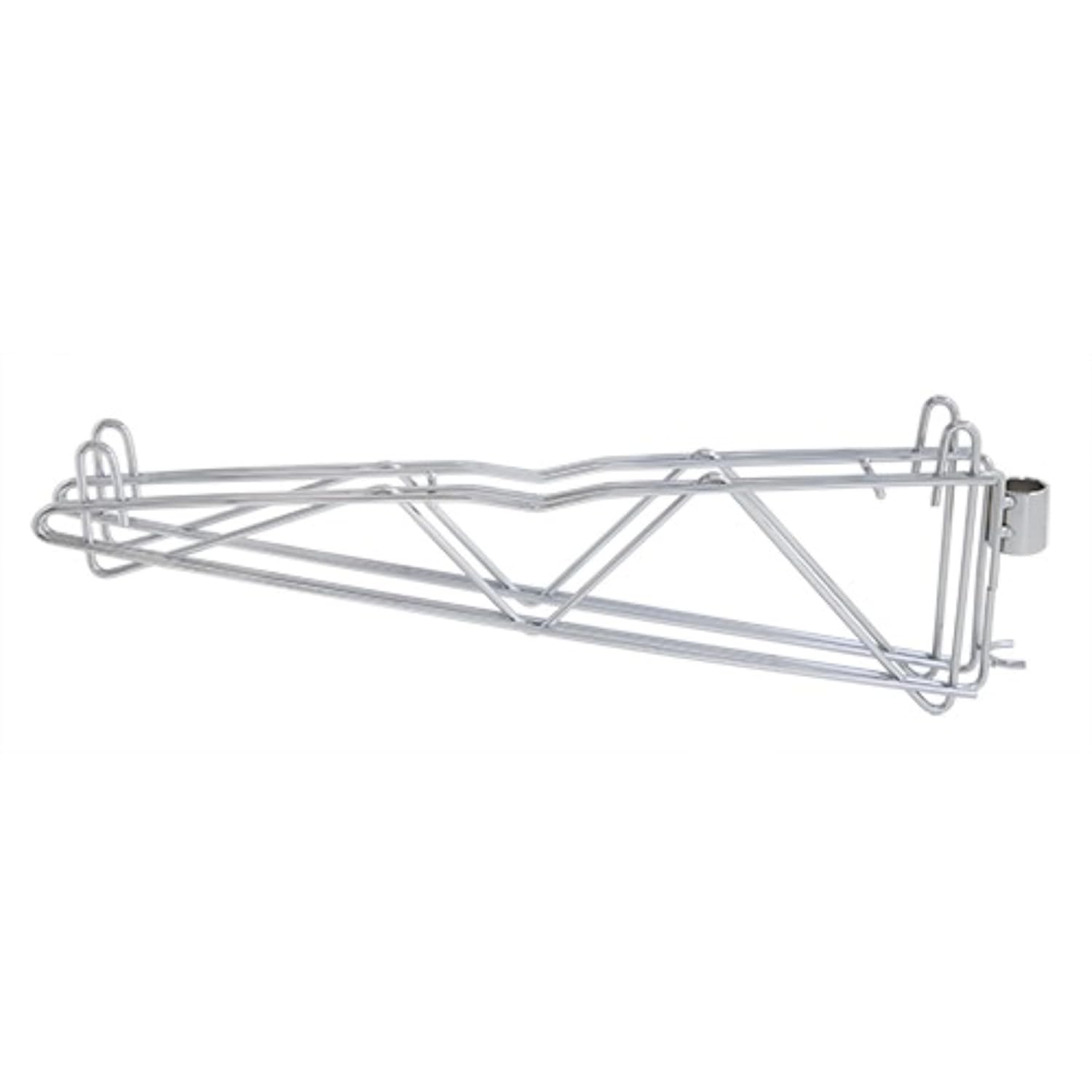 Quantum DCB21 Cantilever Multiple Shelf Post Wall Mount, Carbon Steel, Chrome, NSF