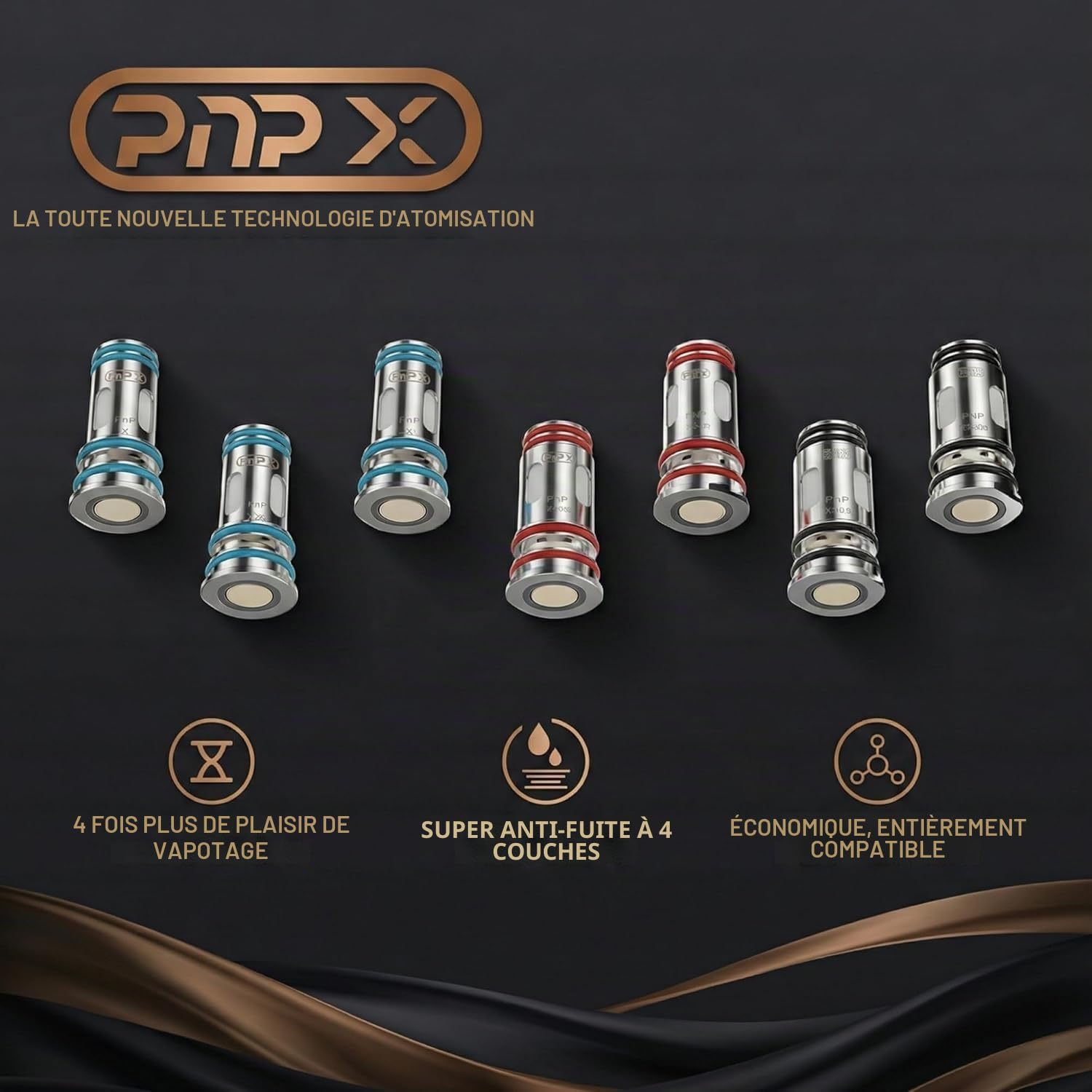 For Voopoo Drag X2 Kit batterie 18650 (vendue séparément),5 ml No Nicotine
