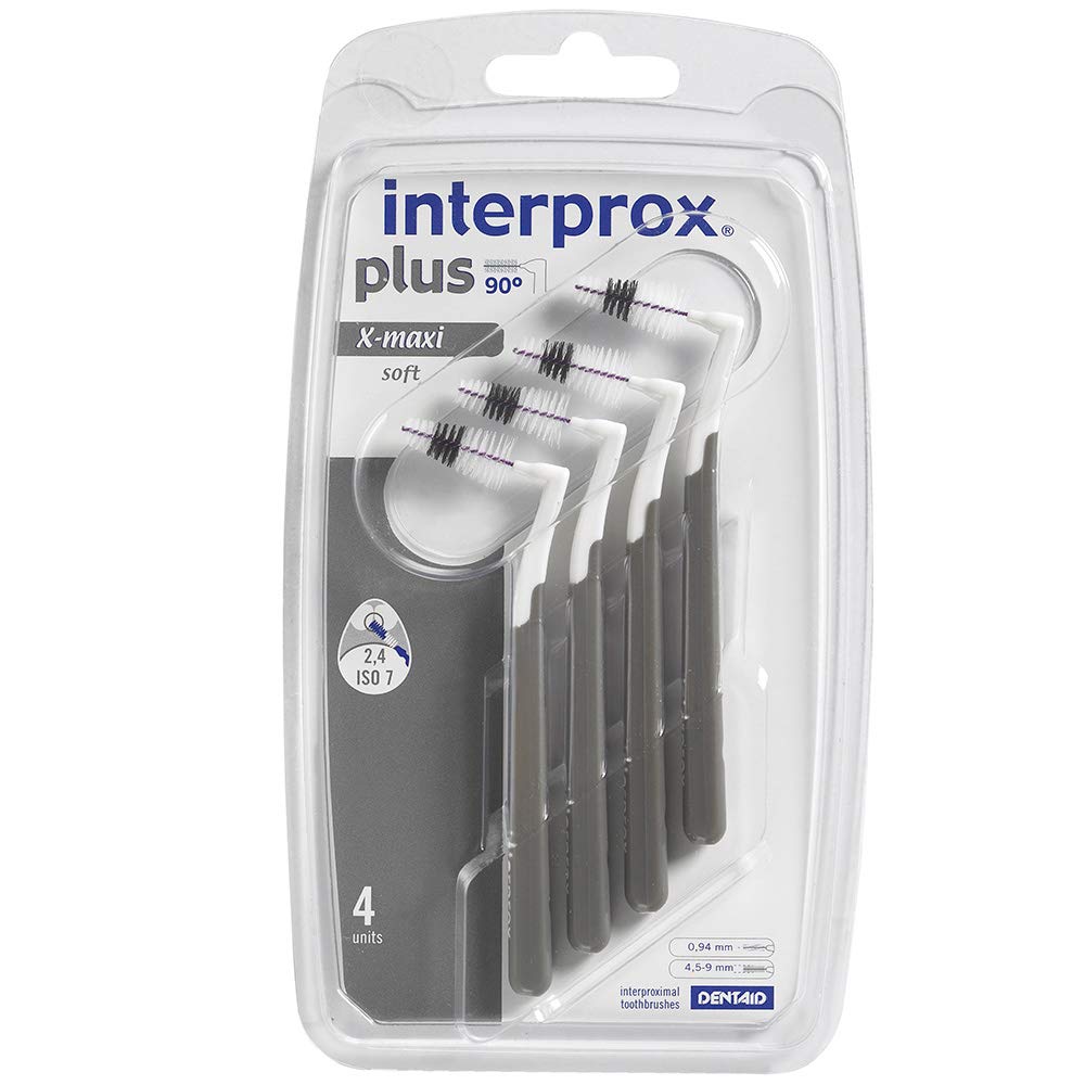 Dentaid 33469 Interprox Plus X Maxi Gri, 4 Pieces