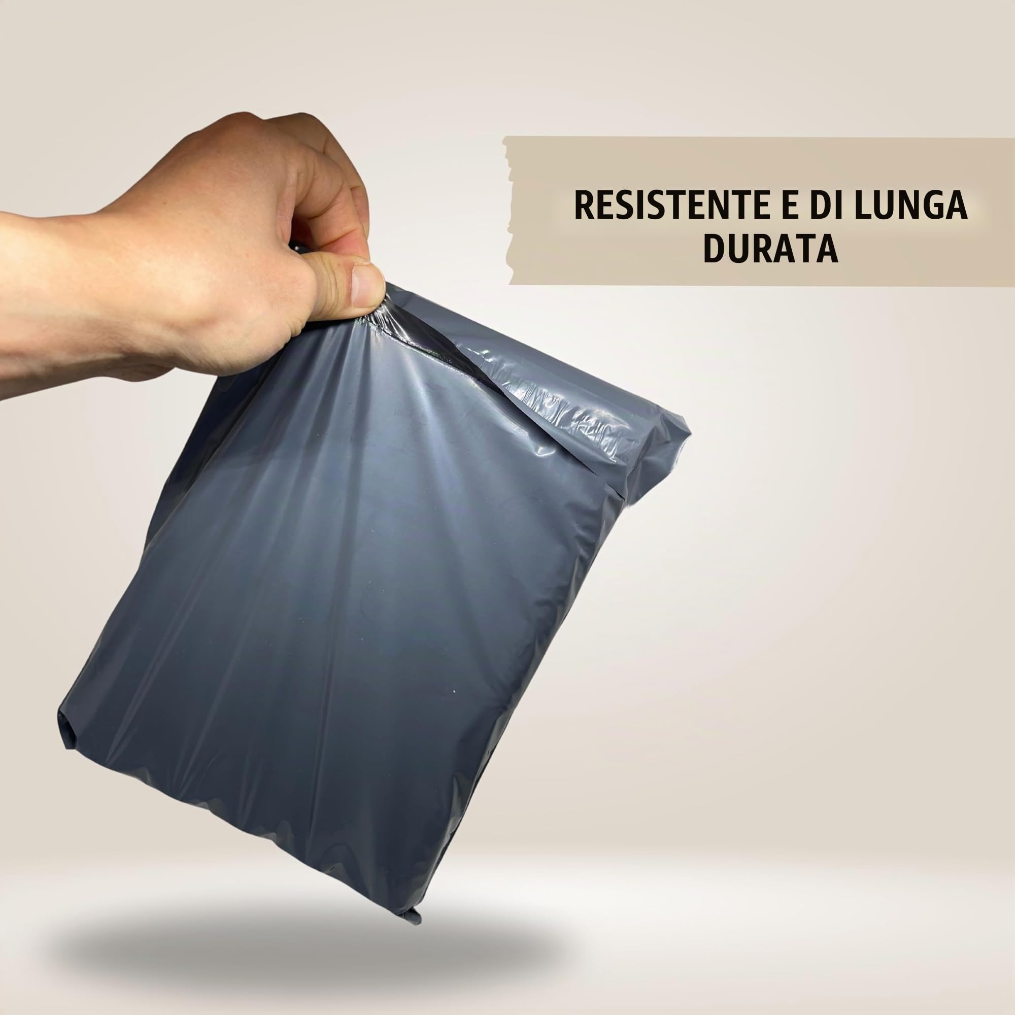 Double Dragon 60 buste spedizione autoadesive miste grigio 4 misure