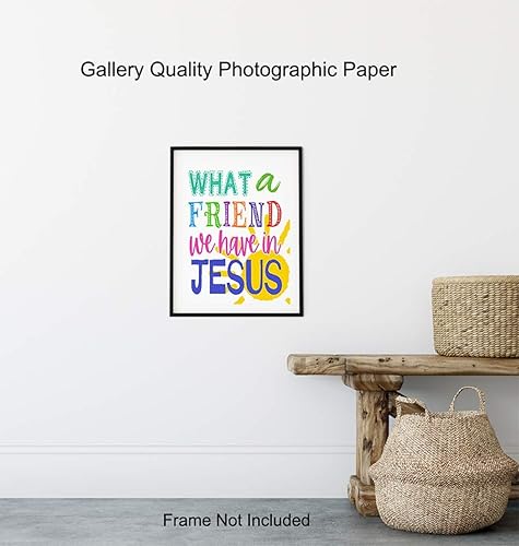 Miniatura 8 de Religious Wall Decor - God Wall Decor - Christian Art for Boys or Girls Room Picture, Kids Bedroom, Sunday School, Church - Catholic Gifts - Bible