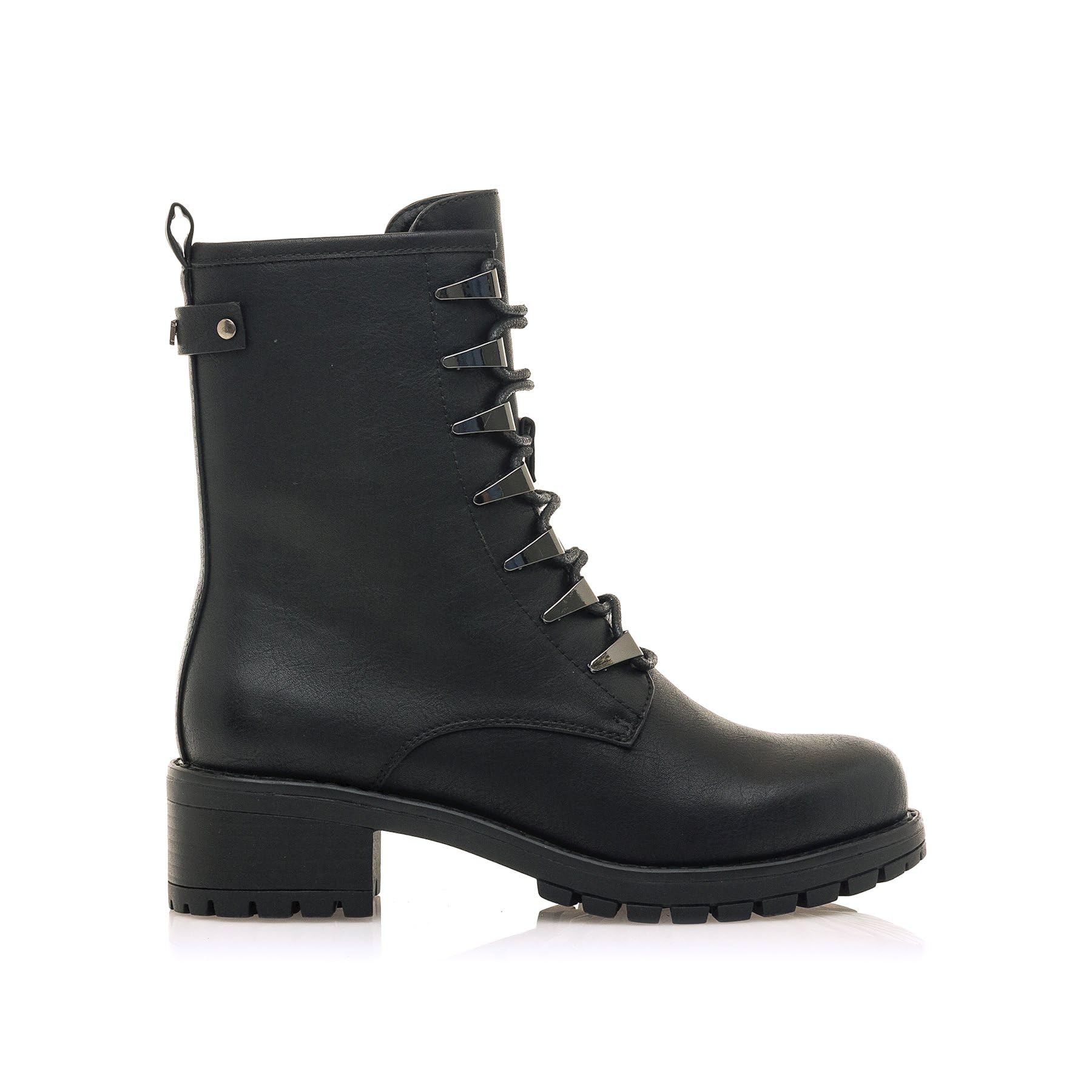 Maria Mare Women's Flat Ankle Boots 63417 Women's Casual Flat Ankle Boots, Black/White, 7 UK