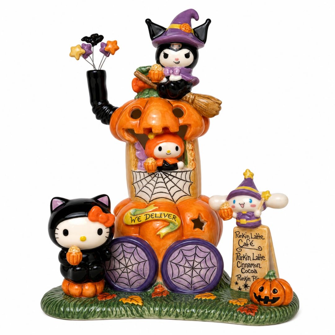Amazon.com: Blue Sky Clayworks Hello Kitty & Friends Pumpkin Café
