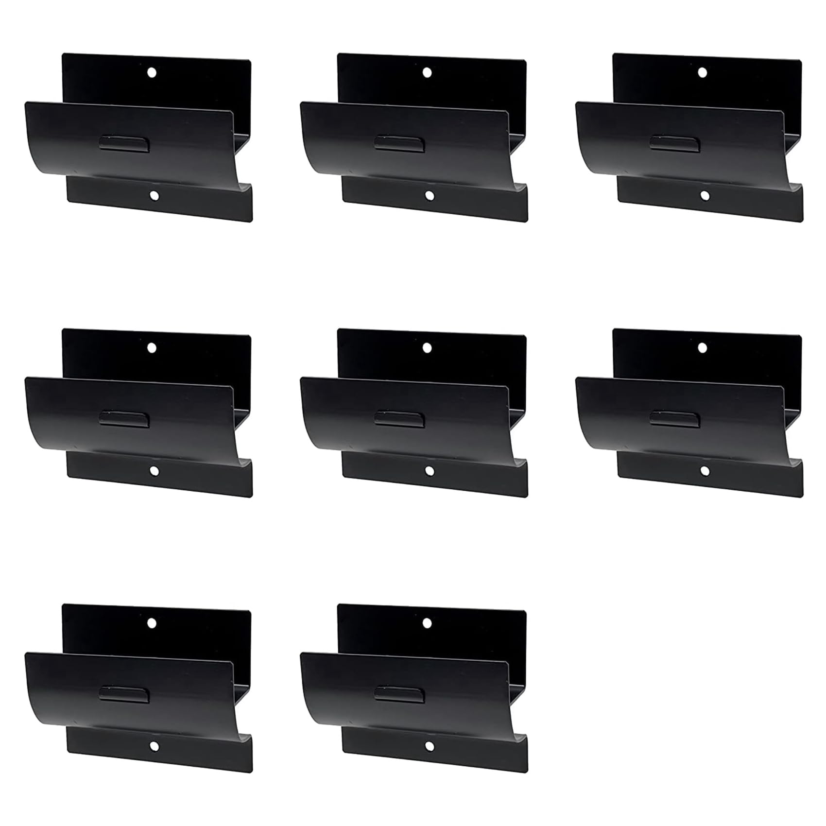Jnchdghwa Black Heavy-Duty Ladder Hanger-Wall Mount Ladder Hooks For Ladder Storage-Wheelbarrow Hangers For Garage Wall-8 Pack
