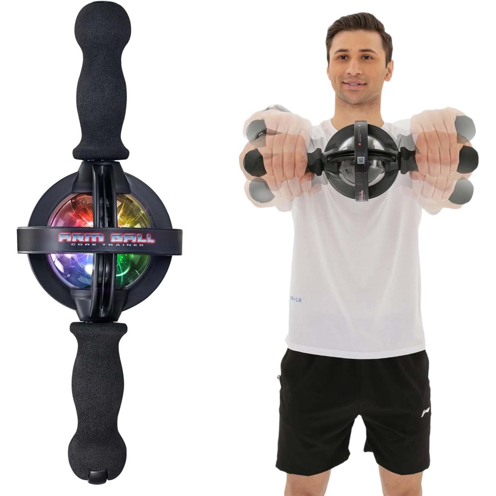 Palla giroscopica per allenare braccia e muscoli più forti, dispositivo fitness per allenare la forza delle braccia