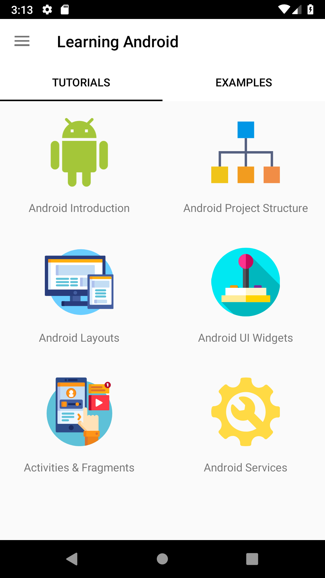 Learning Android: Tutorials & Examples - App on Amazon Appstore
