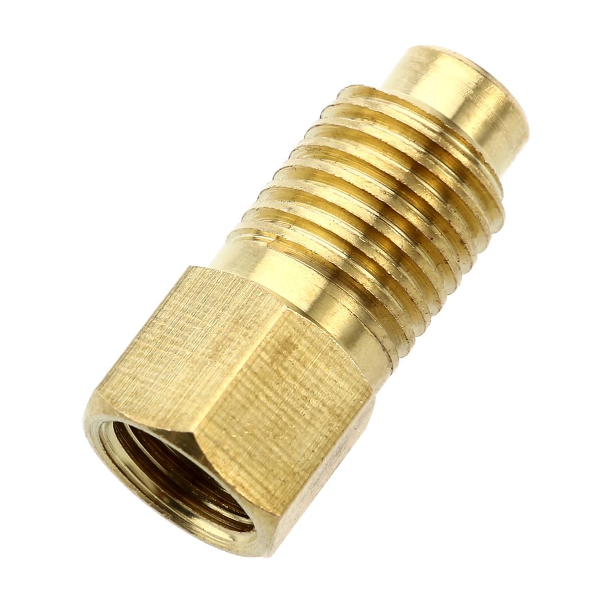 COOLHIYA Adapter SAE to Vacuum Pump Connector Automotive Conversion Tool Easy Installation for Refrigeration Maintenance Heavy-Duty Construction Water