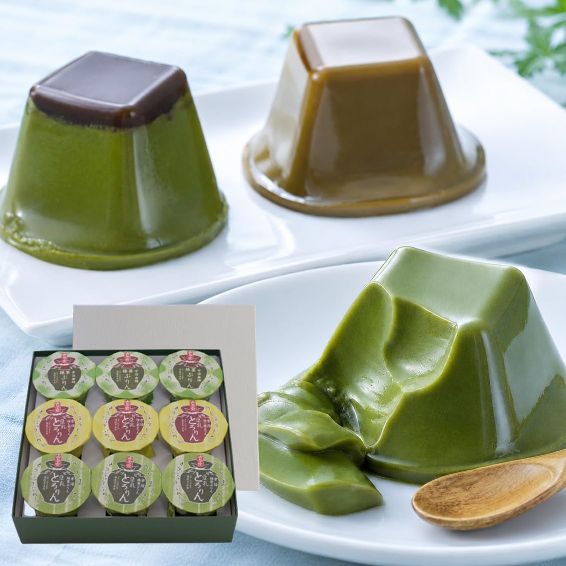 Amazon.co.jp: きよ泉 敬老の日 抹茶プリン ほうじ茶プリン (110g×9個