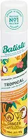 Transporte seus sentidos para um paraíso incomparável com Batiste Tropical. Este shampoo seco absorve a oleosidade e perfuma o cabelo com um delicioso aroma de coco. Absorve a oleosidade, renova o volume e facilita o penteado, mantendo seu cabelo fresco e estilizado durante todo o dia. Perfeito para manter seu look entre as lavagens, especialmente nos dias mais agitados.
