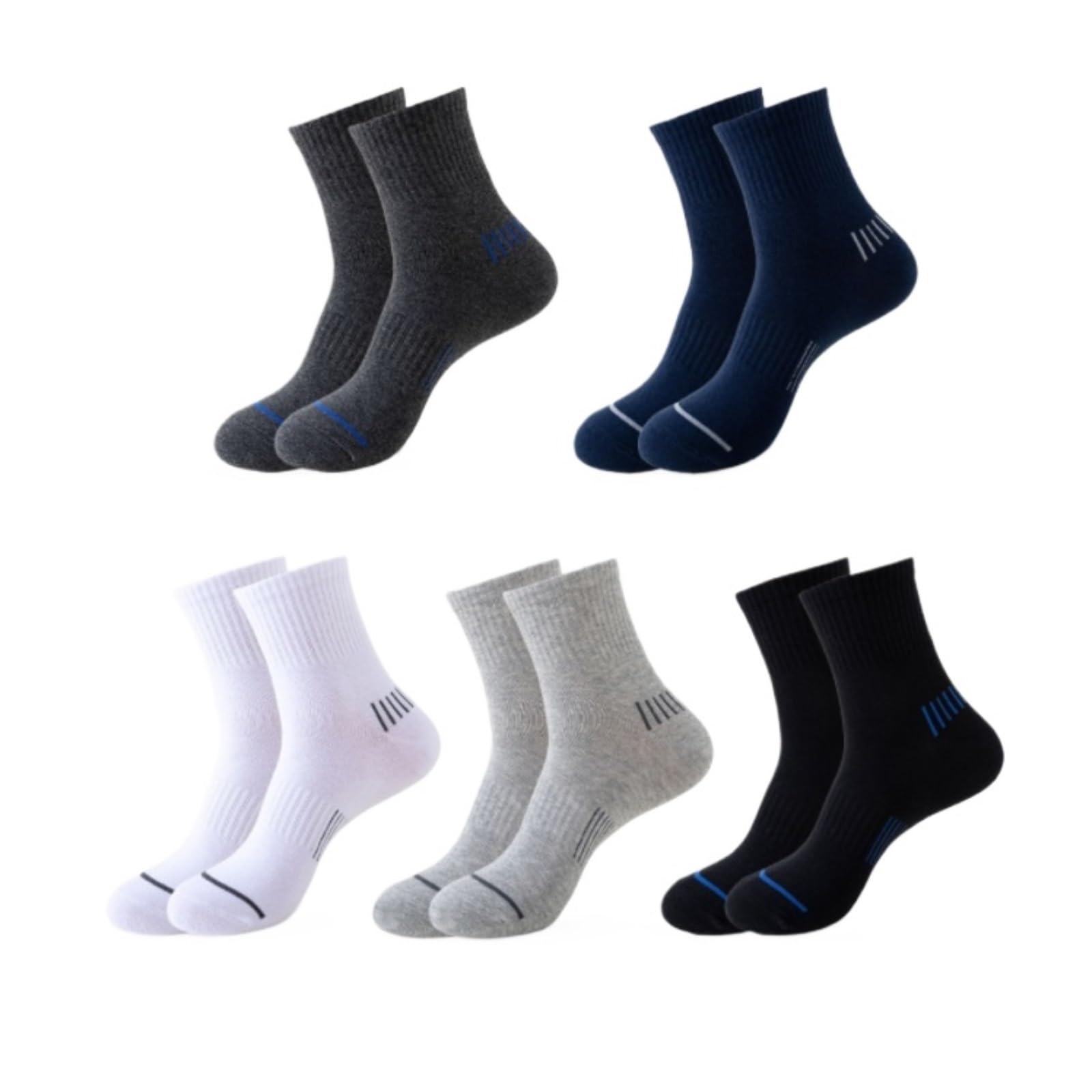 Wintersocken Bettsocken 5 Paar Bequeme Wandersocken For Männer Und Frauen, Outdoor-Fitness-Mid-Tube-Socken Warme Flauschige Socken