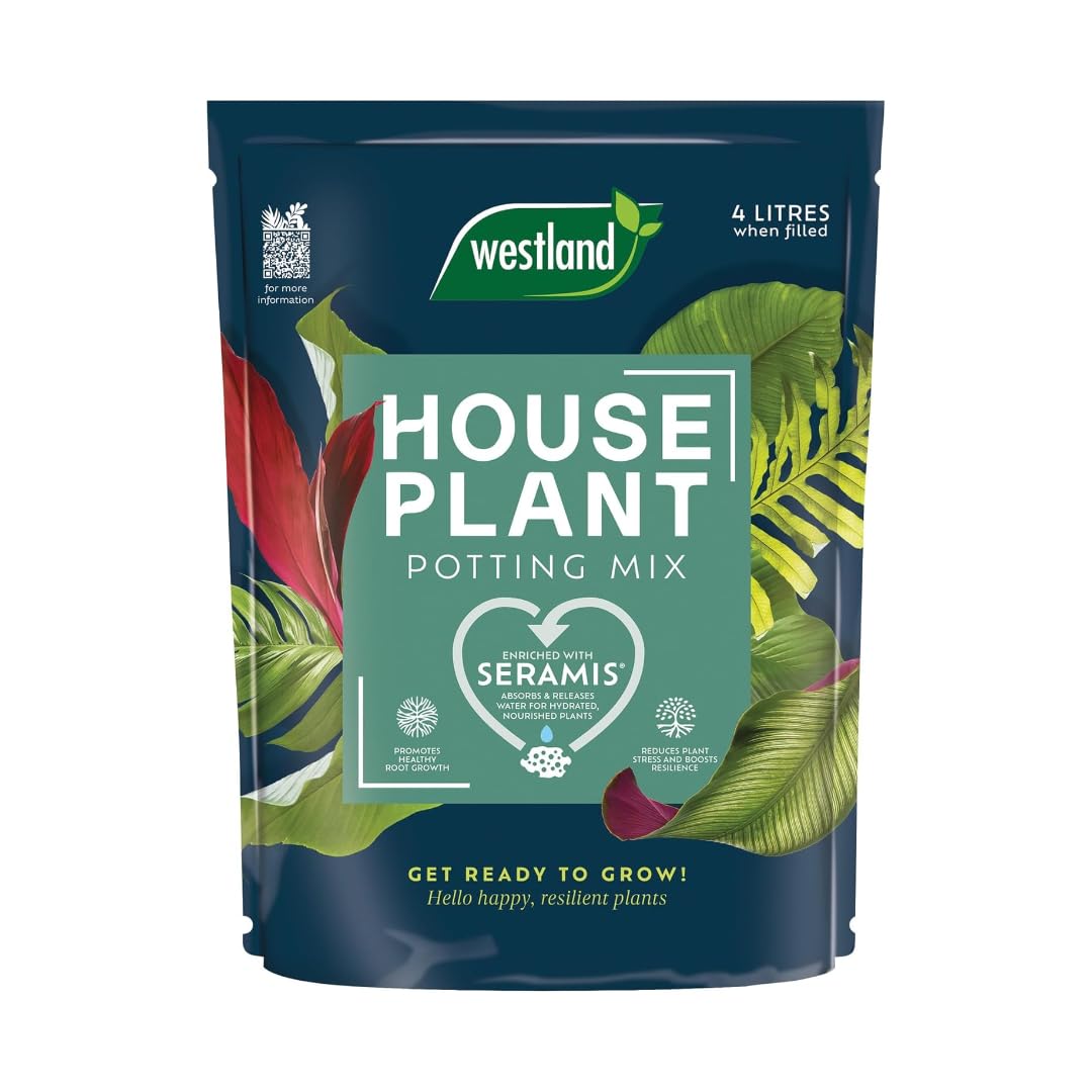 Westland Houseplant Potting Mix 4L & 10L Indoor Plant Compost for Houseplants, Free Draining Growing Medium for Pots, Containers & Indoor Plants