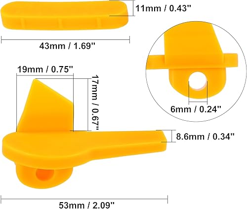 Miniatura 3 de Motoforti Cambiador de neumáticos de motocicleta, inserto de plástico, cabezal de desmontaje de neumáticos, protector lateral de rueda para montaje