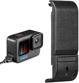 Battery Side Door Cover For GoPro Hero 9 10 11 12 Dustproof Replacement USB Charging Port Cover Flip Up Go Pro