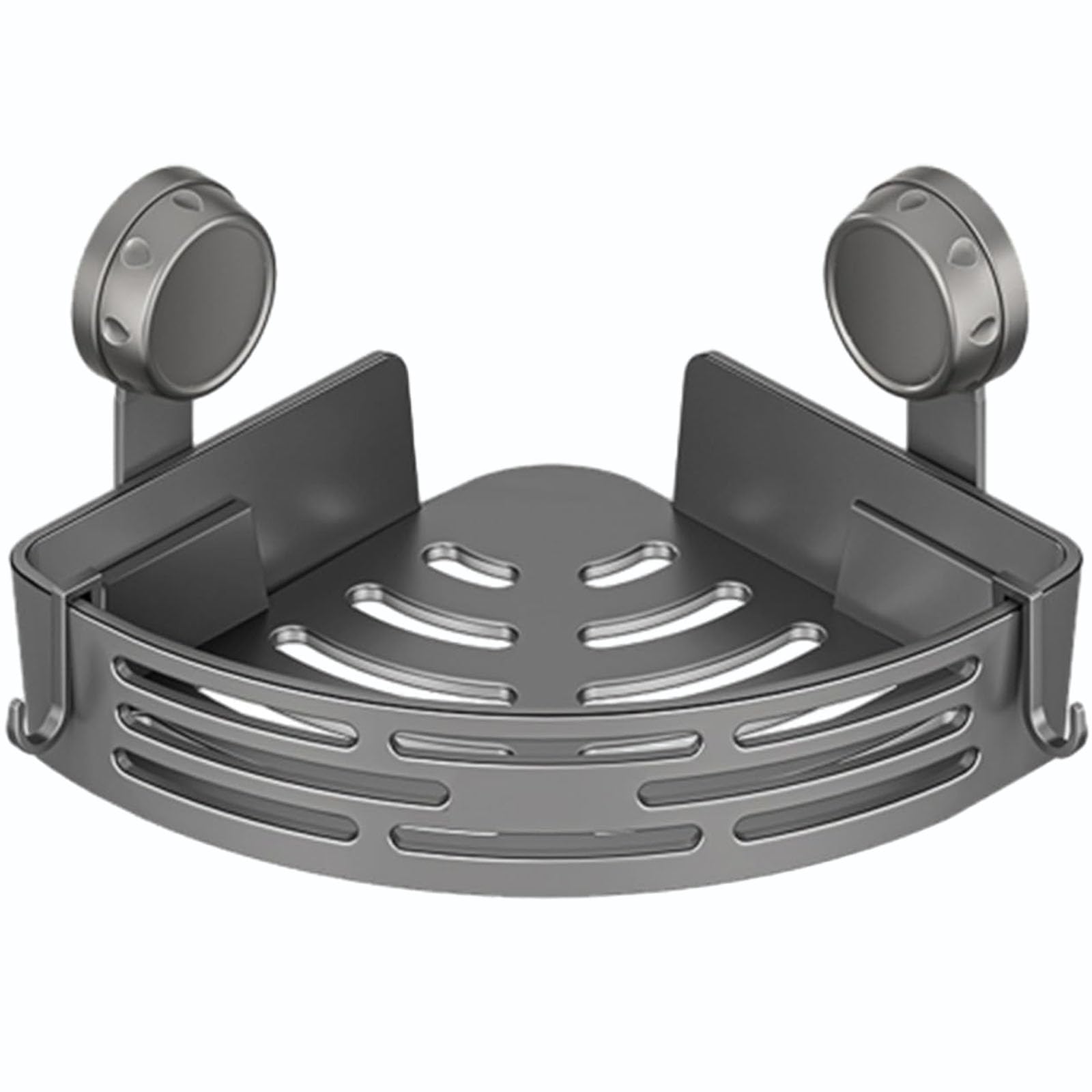 No-Drill Bathroom Corner Shelf 3 Tier Corner Shelf Bathroom Suction Cup Corner Shower Shelf Wall Mounted Storage Rack
