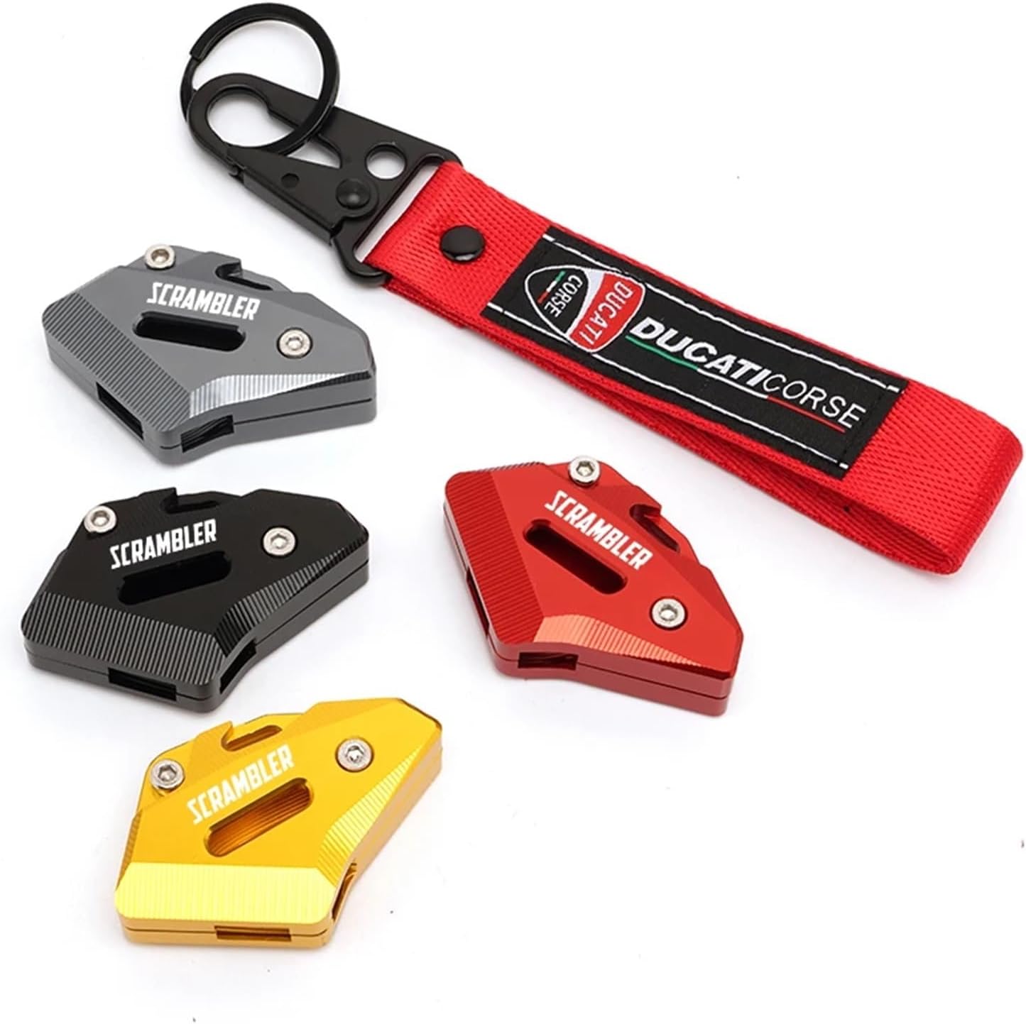Ducati Scrambler 2015 Motorcycle Keychain – Art. 1224, Genuine Ducati Accessory