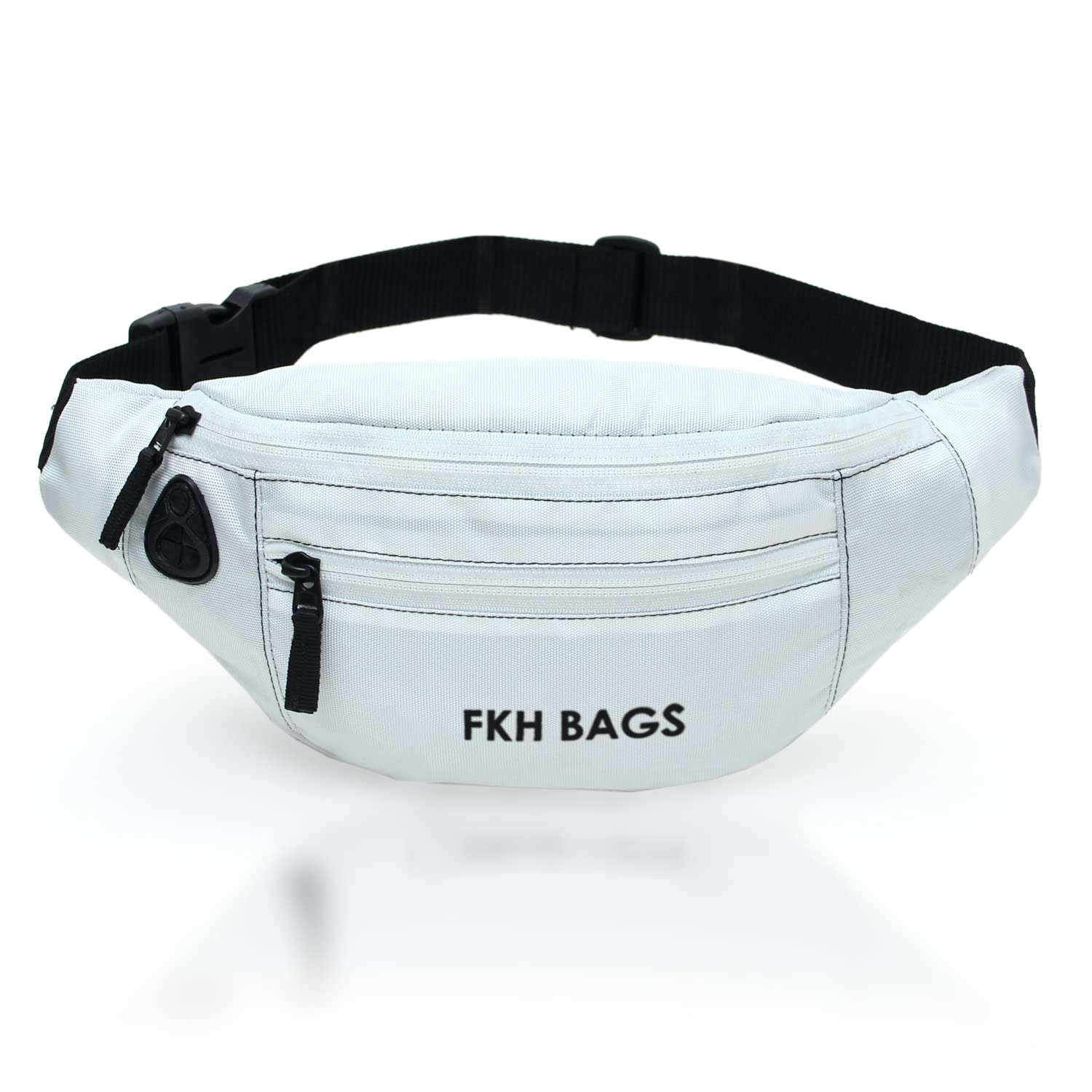 Waist Bag Elegant Style Travel Pouch Passport Holder (White)-image-35