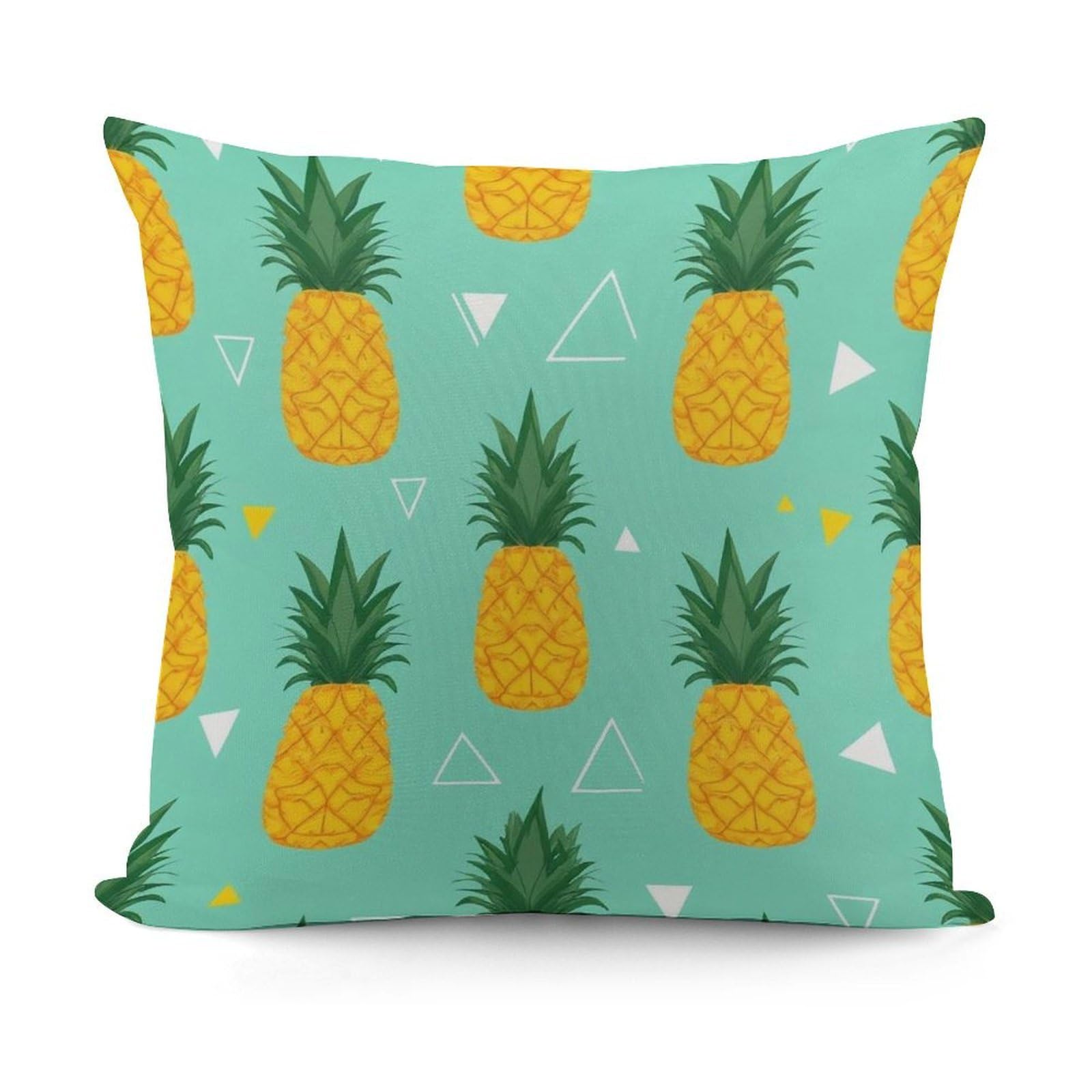 Smazdfxx Picture(511) Soft Geometric Pine Plush Pillow Cover Decorative Pillow Cases For Bed Sofa Living Room Home Decor