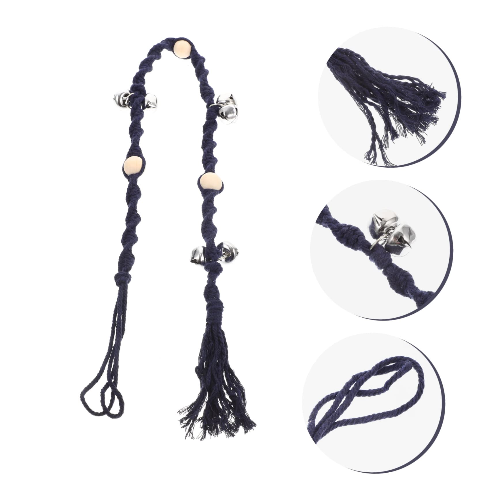 balacoo 5pcs Hanging Bell for Dog Pet Door Potty Training Tool Soft Material Noise and Comfortable for Daily Use