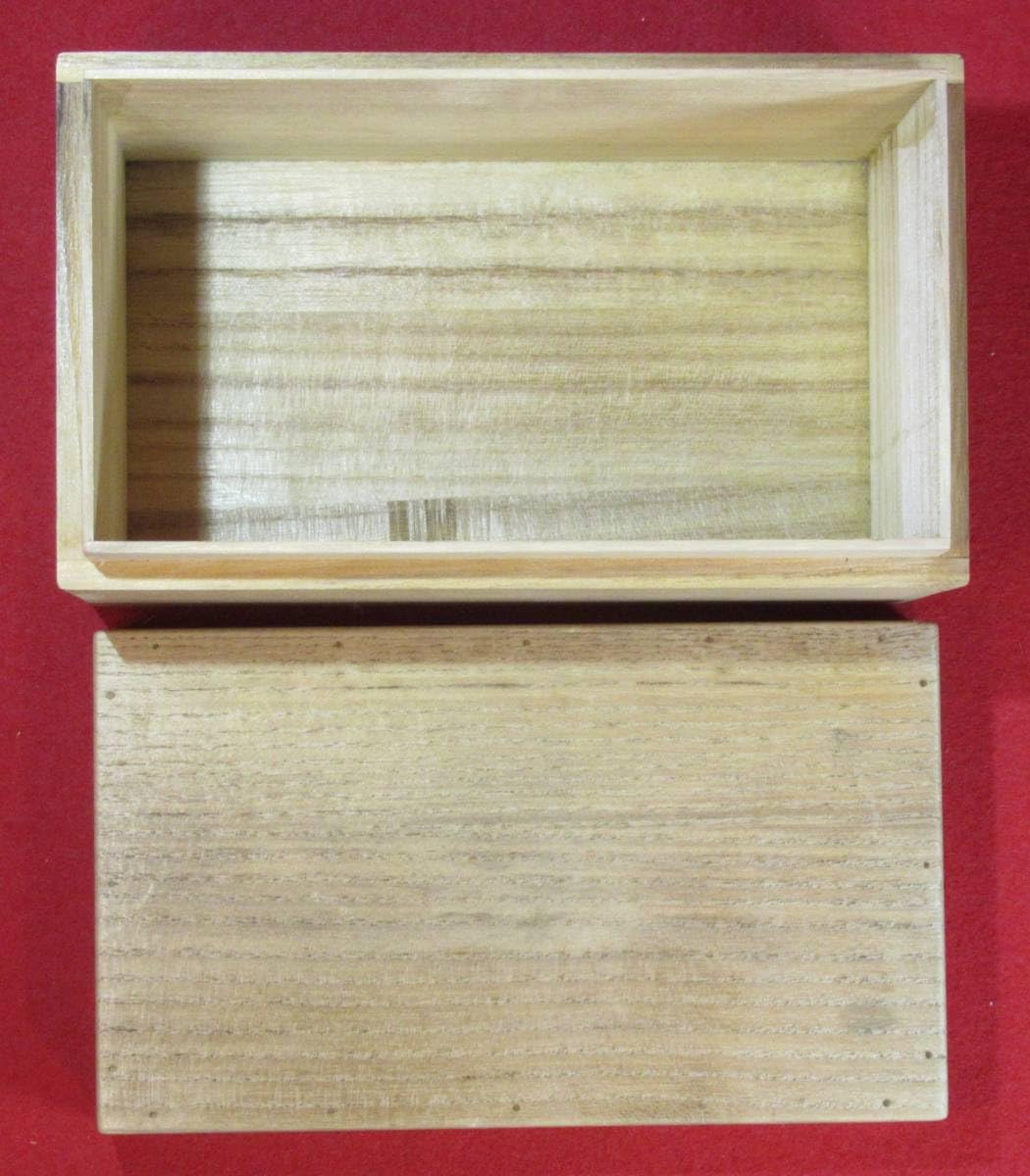 Amazon.co.jp: 茶道具『茶通箱桐天然木白生地』木工芸現代工芸茶道教室