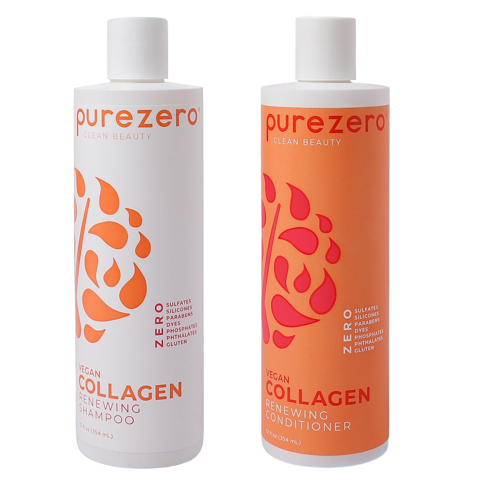 Amazon.com : Purezero Collagen Silicone Free Shampoo & Conditioner
