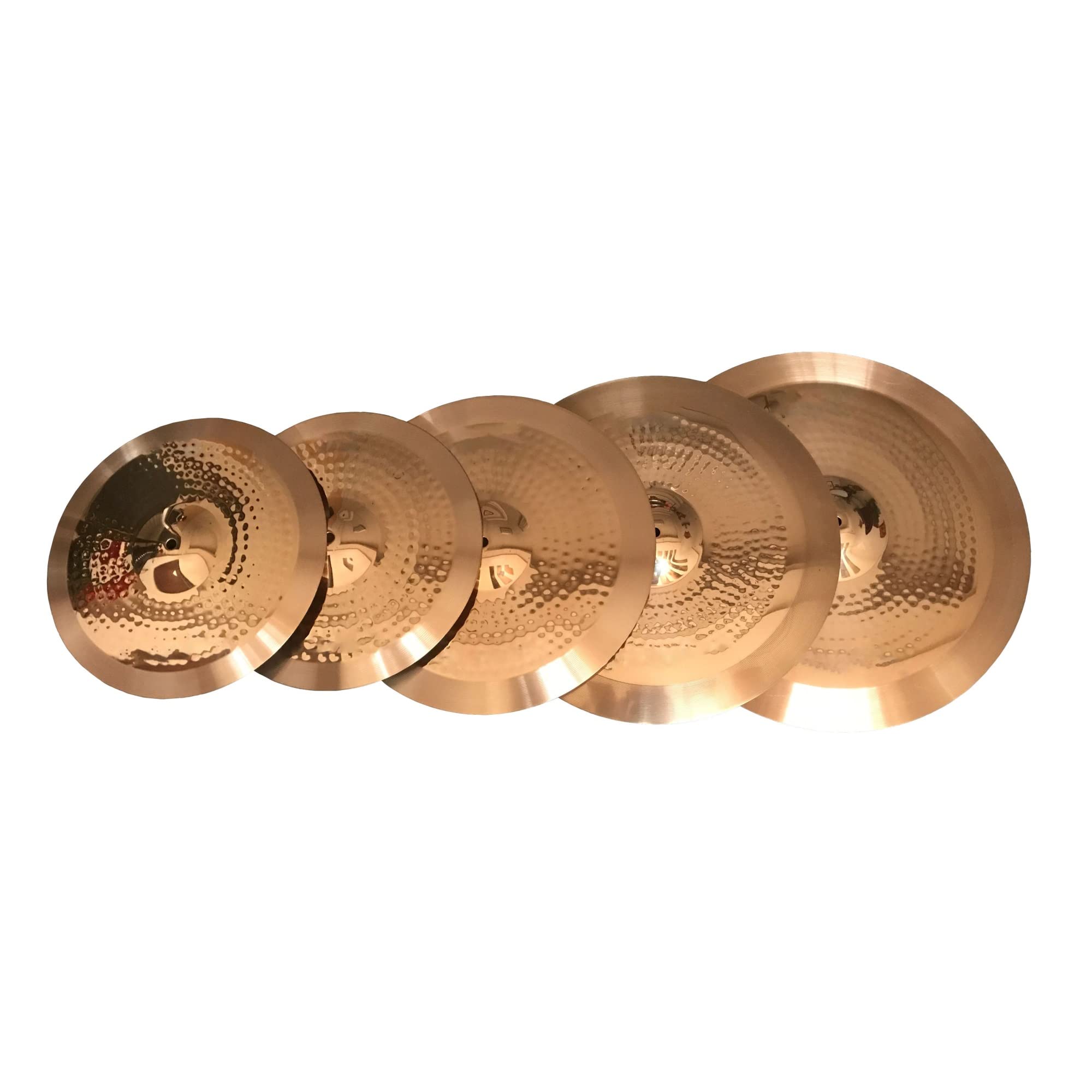 cymbales Set Cymbale 14''HH+16''Crash+18''Crash+20''Ride+Housse Cymbale
