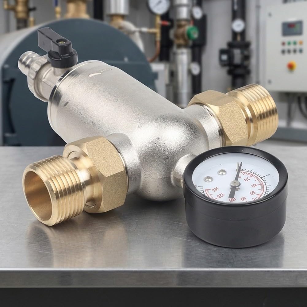 Filtro magnetico per caldaia per riscaldamento a pavimento, addolcitore d'acqua in linea DN15 DN20 DN25 rimozione ruggine connessione filettata (DN25)