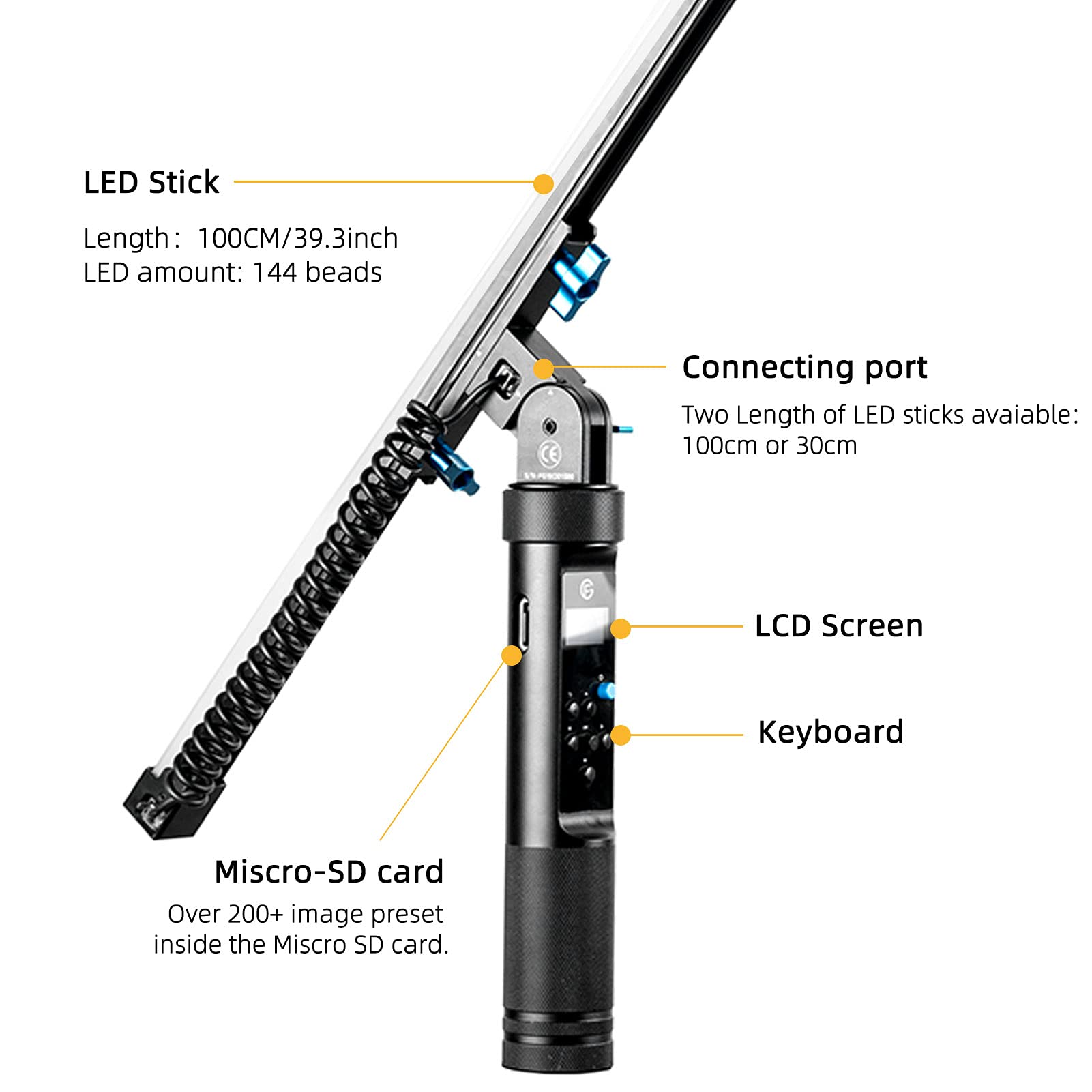 「Magilight」LED light stick Magilight: An All-in-One Light Painting Stick for 'Painting