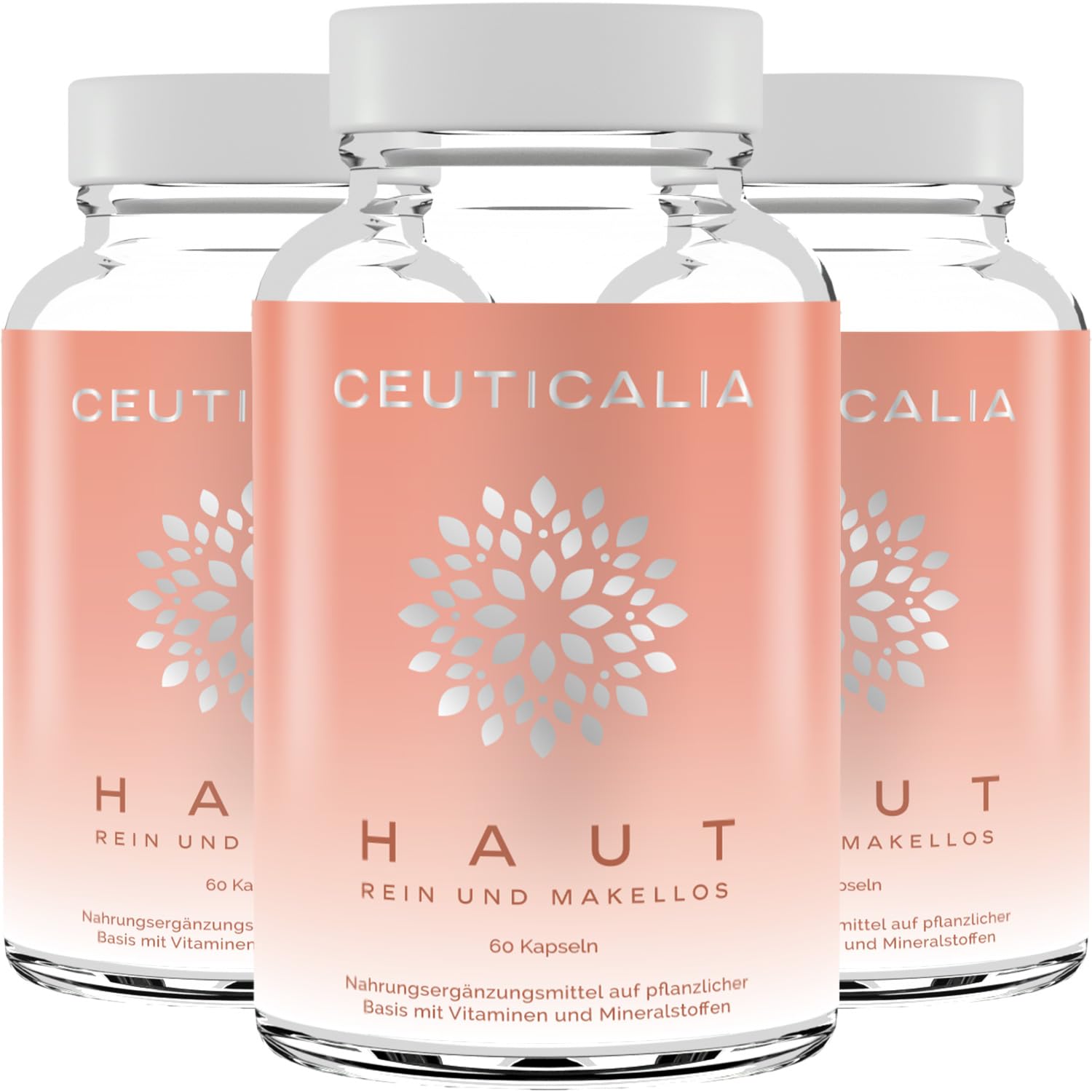 Nahrungsergänzungsmittel Haut - Akne, Mitesser, ölige Haut, Pickel, Unreiheiten Kapseln - Männer, Frauen - Zink, Vitamin A, Brennessel, Arctium, Schachtelhalm - 180 Kapseln, 90-Tage-Kur