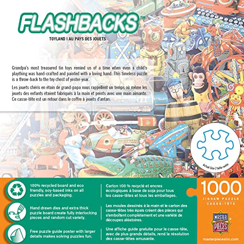 Masterpieces Puzzle de 1000 Piezas para Adultos, Familia o Niños - Toyland - 19.25"x26.75" miniatura 3
