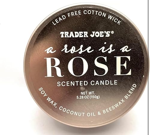 Trader Joe's  A Rose is a Rose Vela perfumada  Edición limitada  5.28 onzas. San Valentín